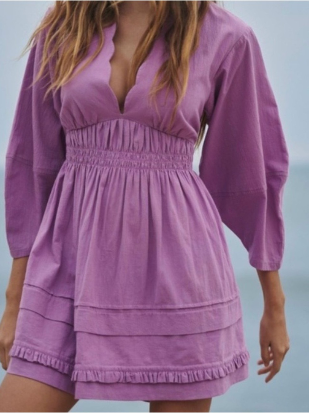 NWT Free People Vacay Vibin’ Mini Dress Size L